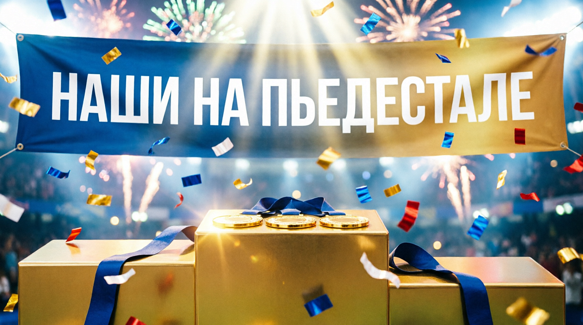 Наши на пьедестале!