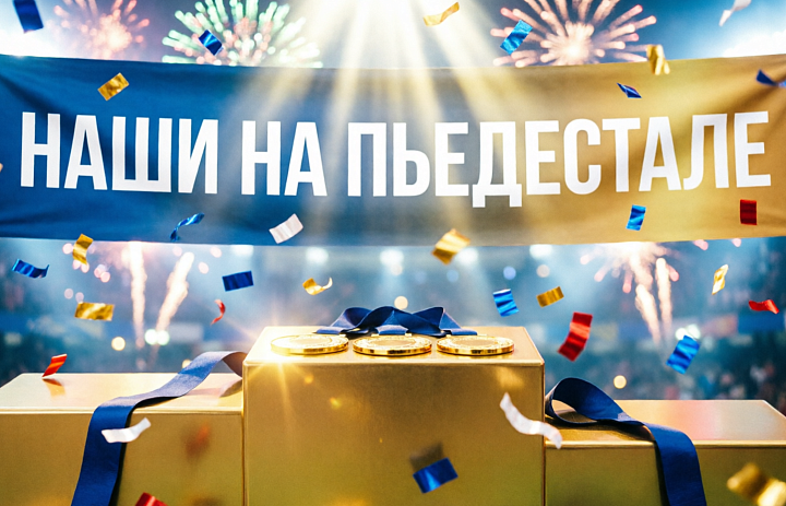 Наши на пьедестале!
