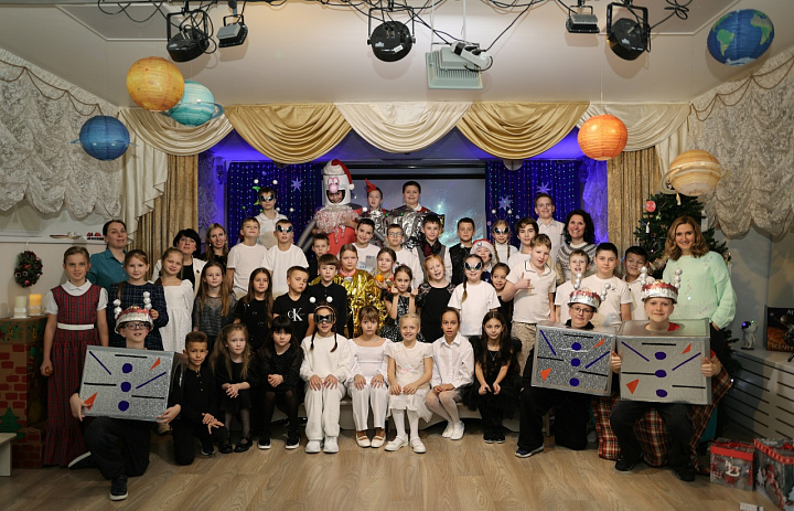 Рождественний полёт со спектаклем «Christmas in Space»