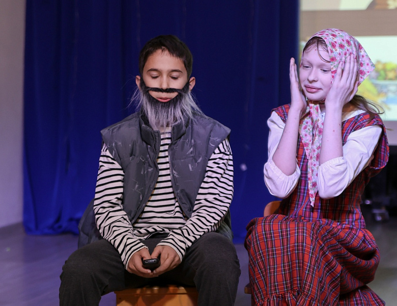 Репка на новый лад! Спектакль 5б класса